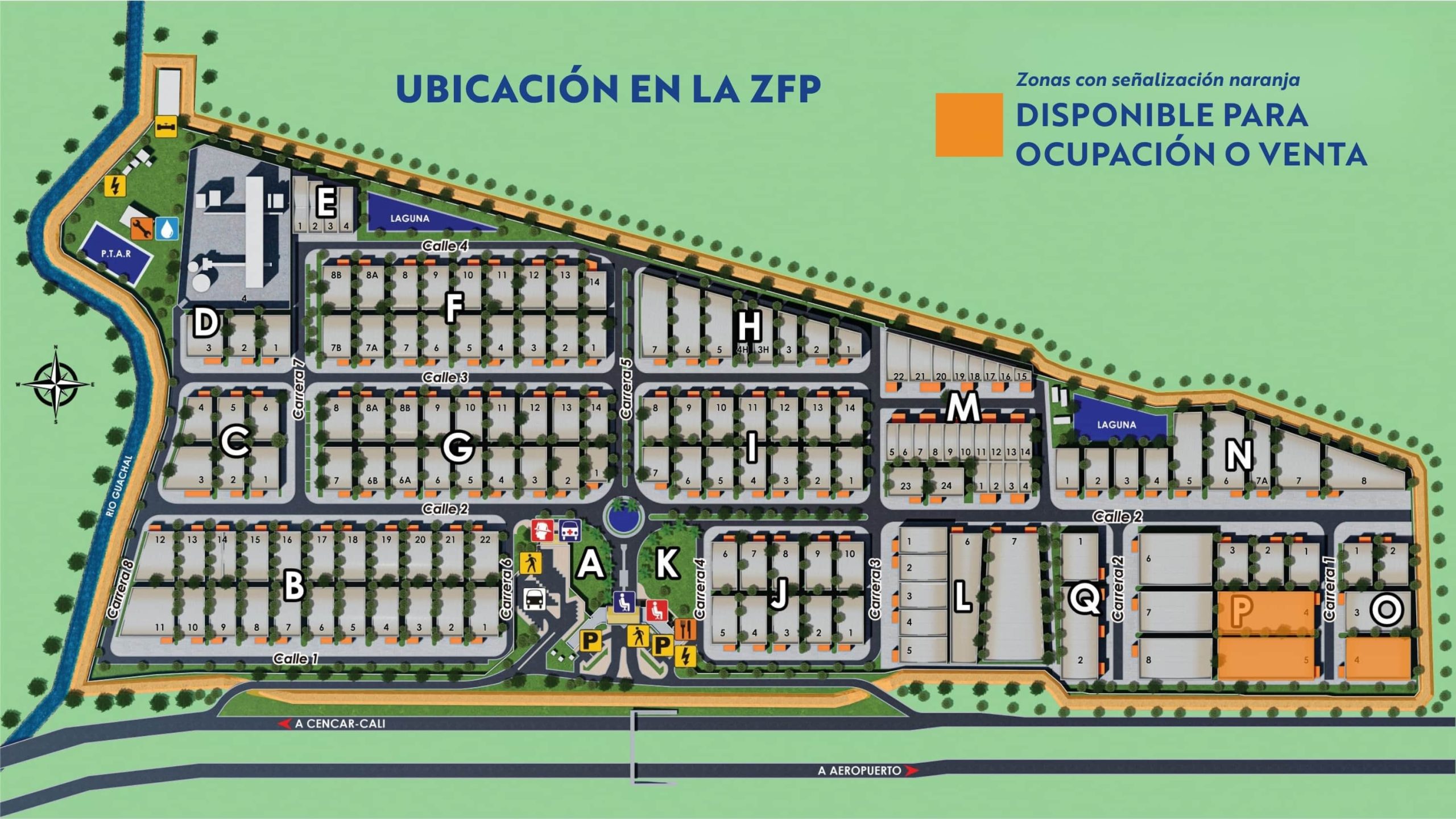 ZONA FRANCA DEL PACÍFICO - MAPA LOTES ZFP